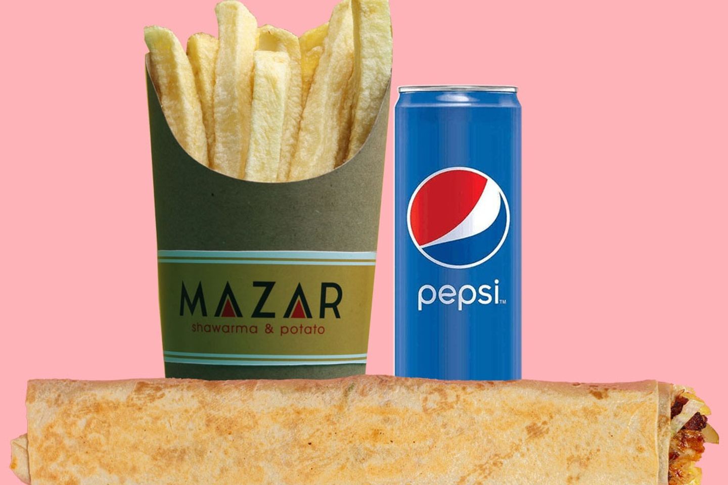 Jumbo Chicken Shawarma Combo