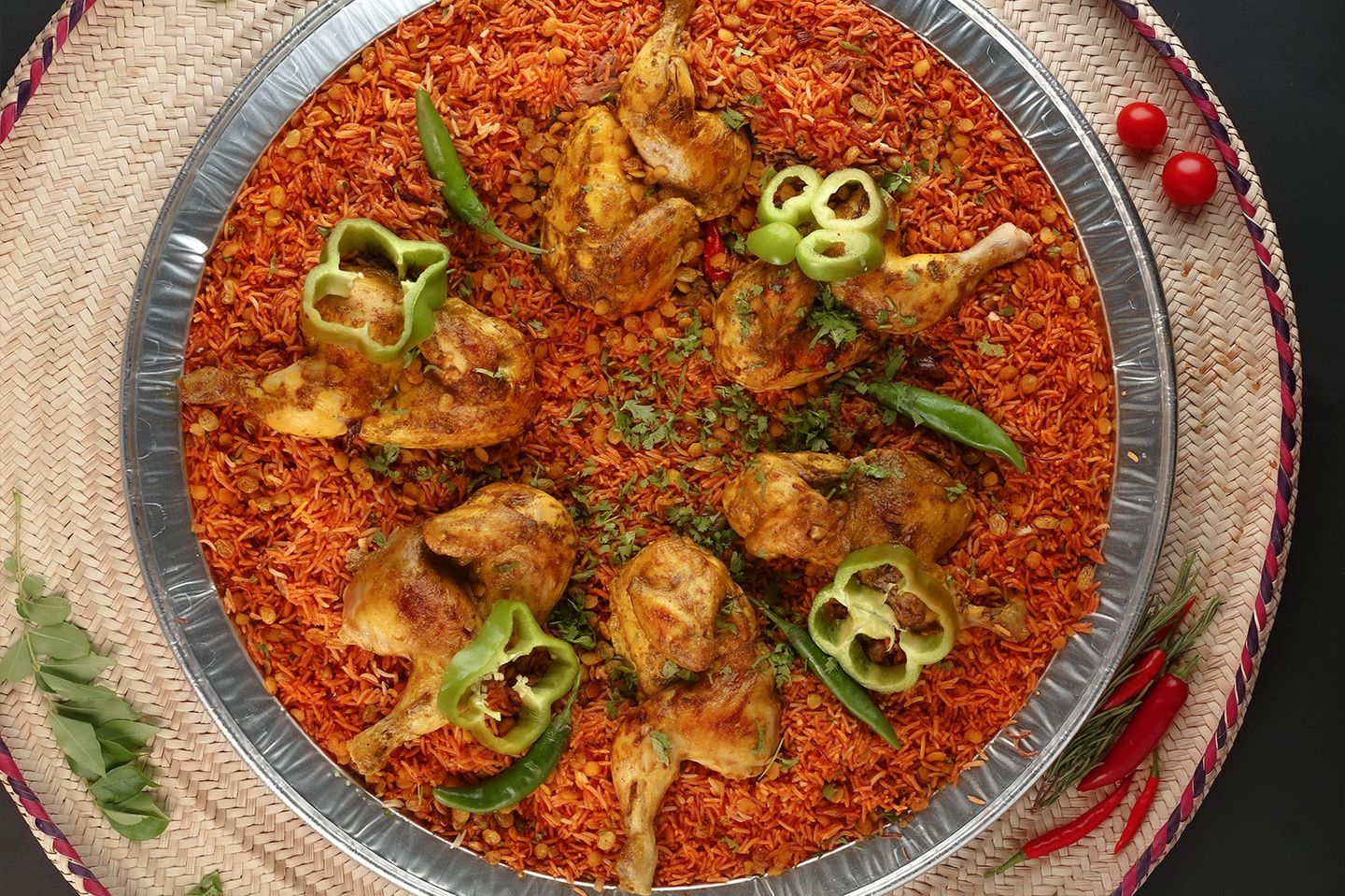 وليمة مكبوس حضرمي دجاج