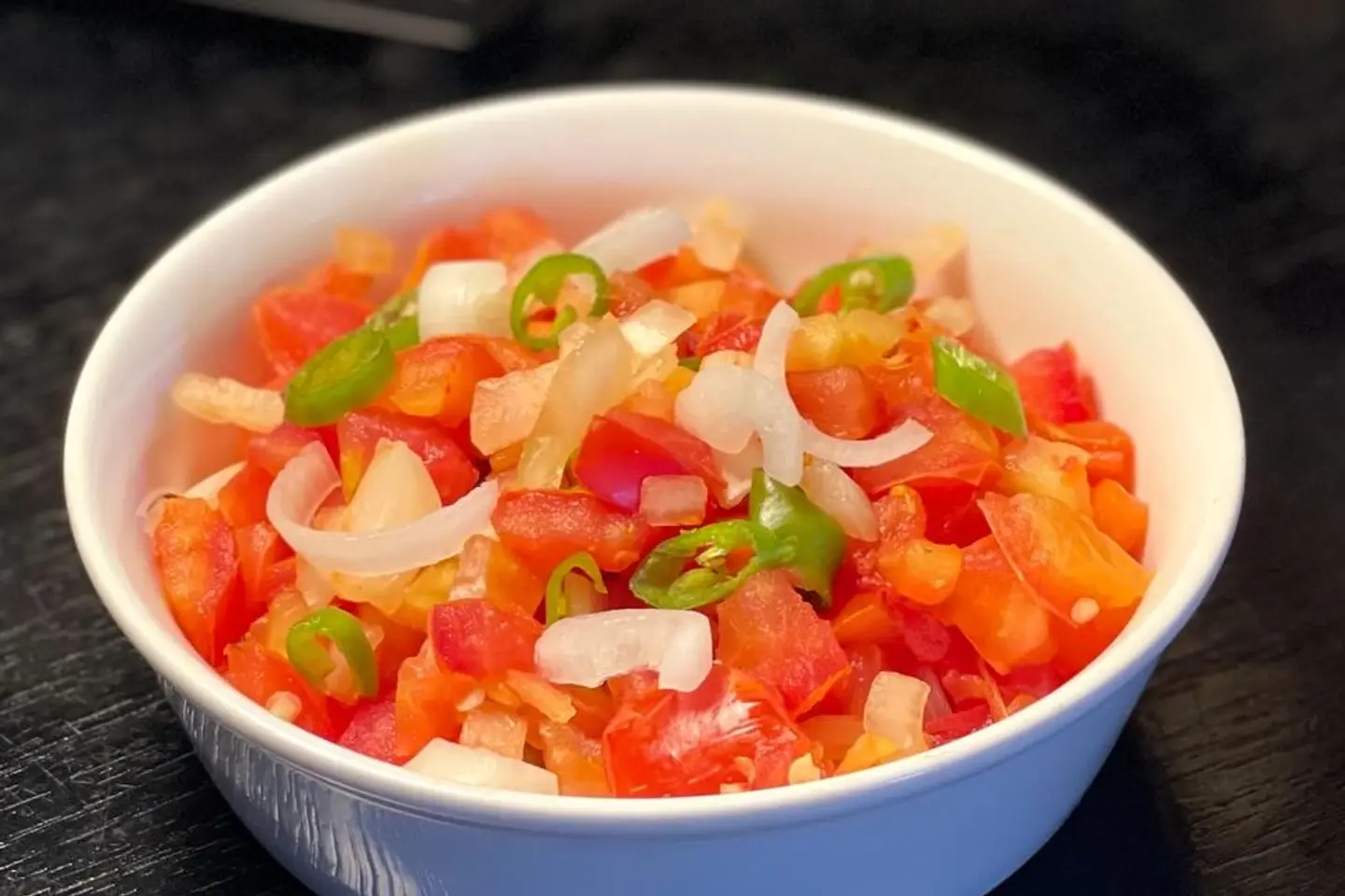 Tomato Salad With Onions