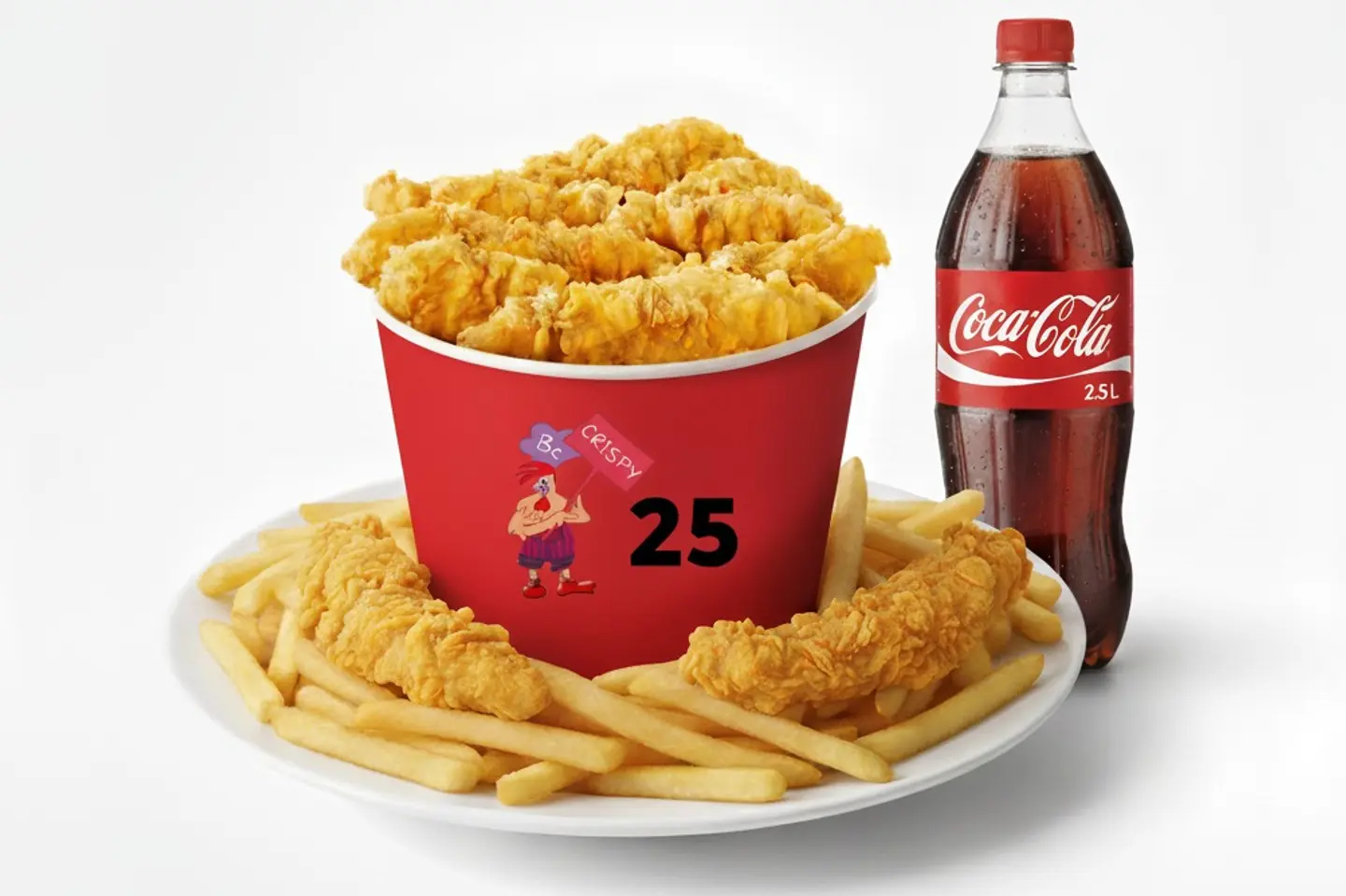 أصابع مقرمشة عائلية 25 قطعة