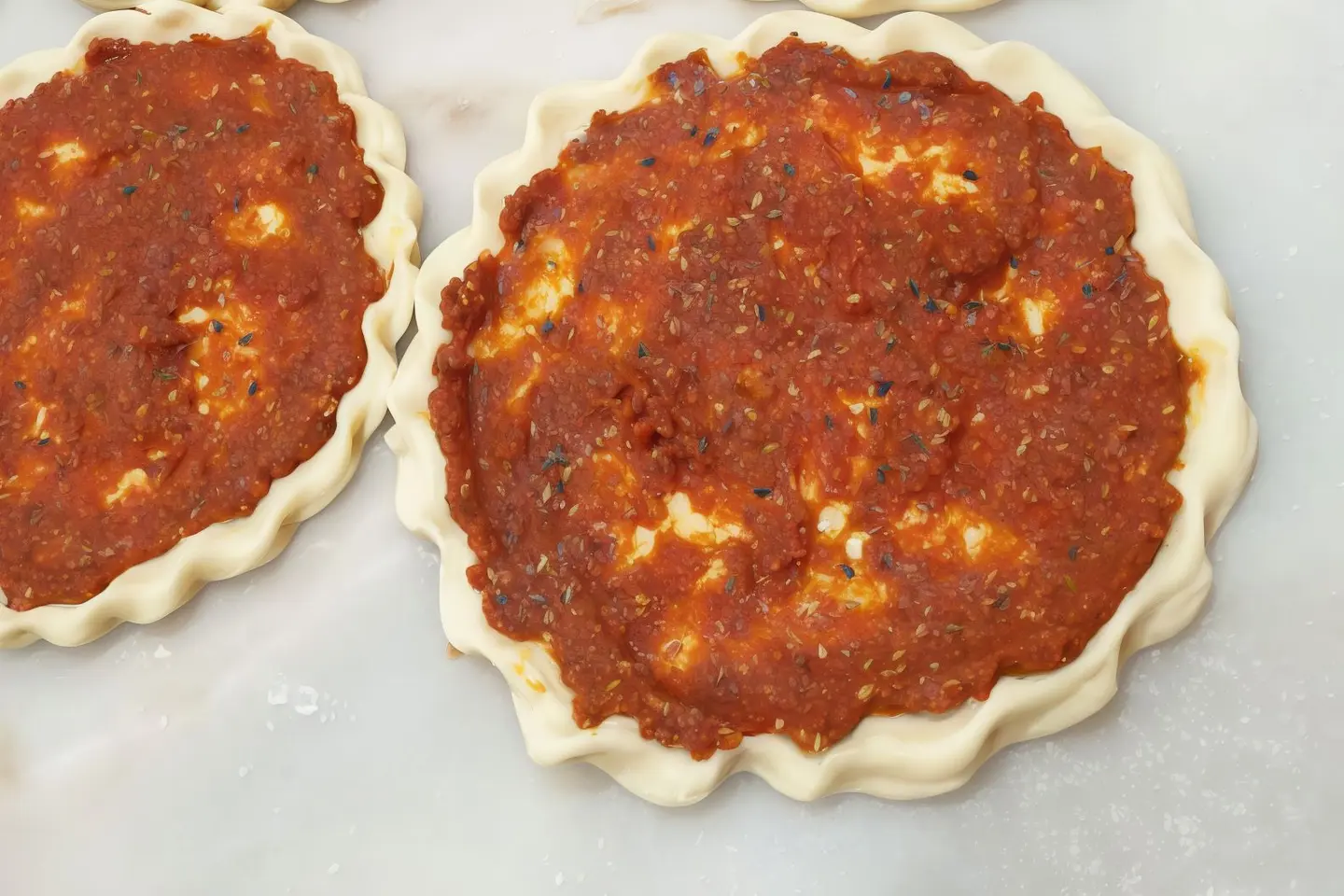 Muhammara With Thyme Pie