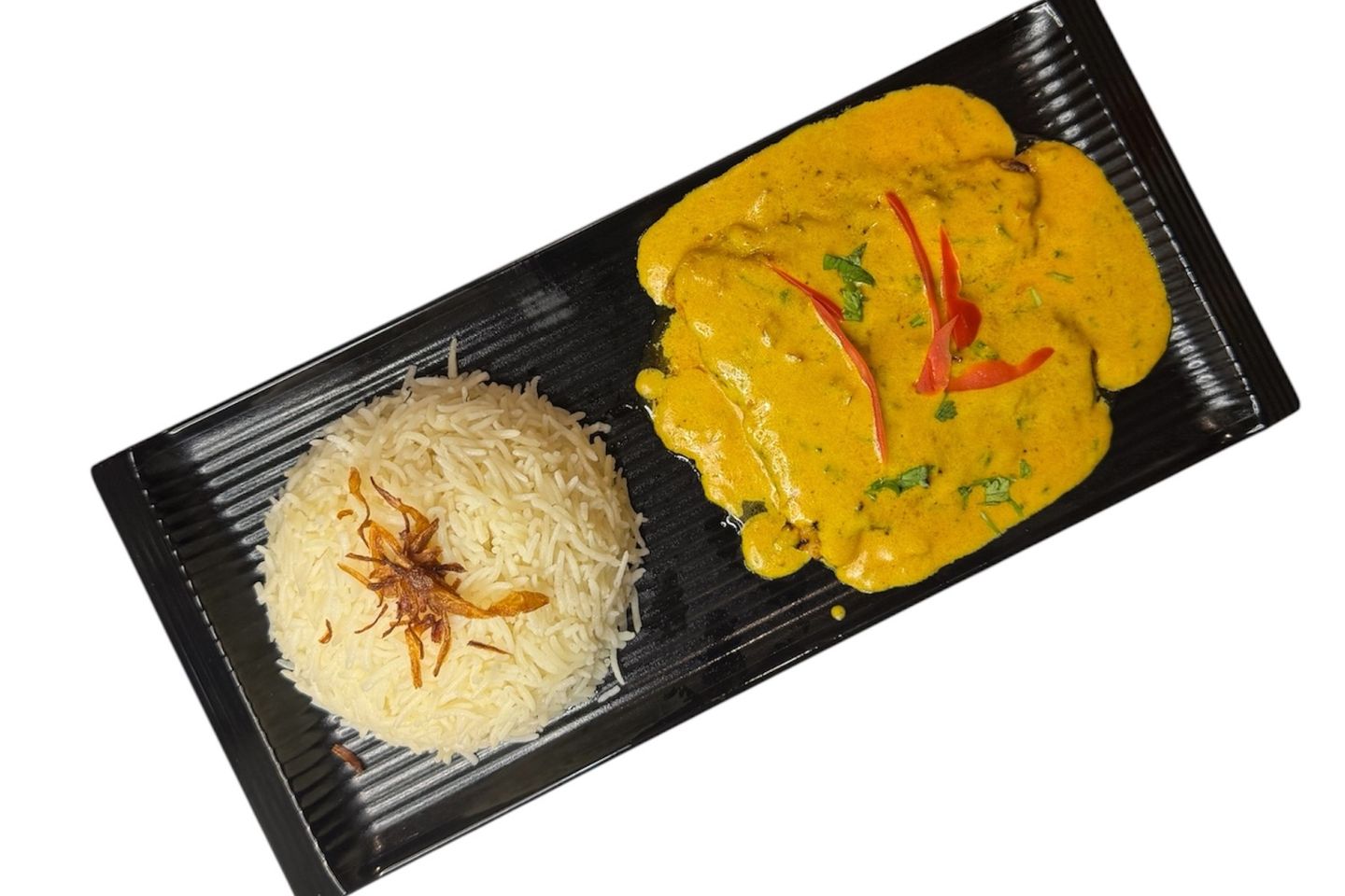 Fish Fillet With Cream And Saffron