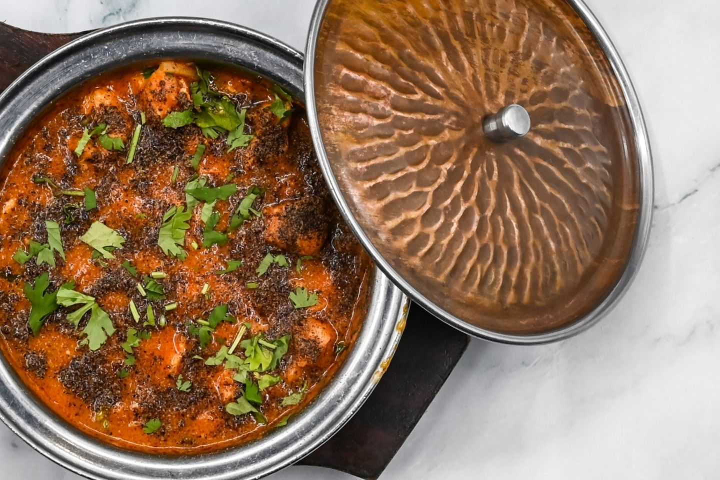 Chicken Black Pepper Handi