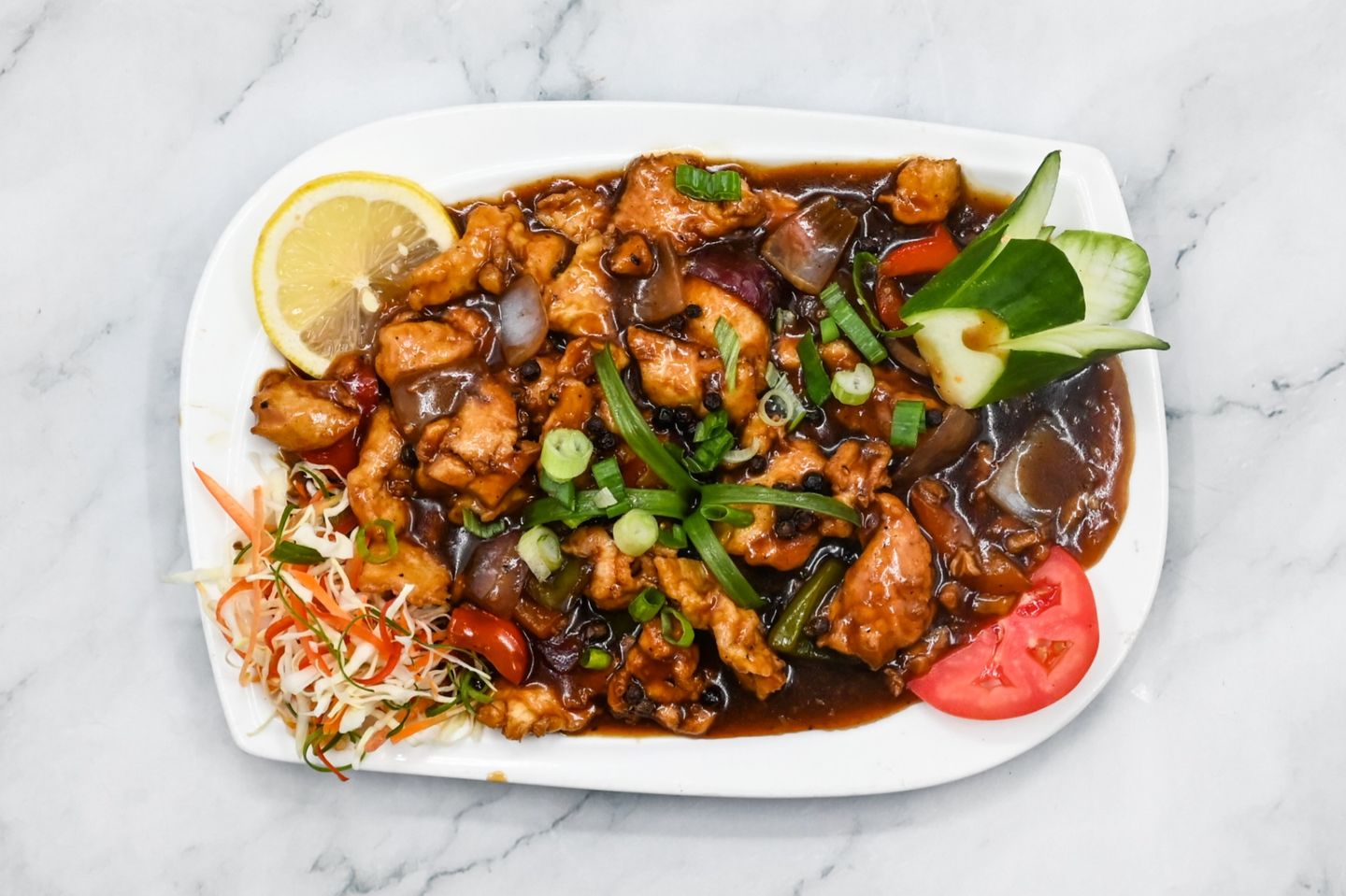 Hot Black Pepper Chicken
