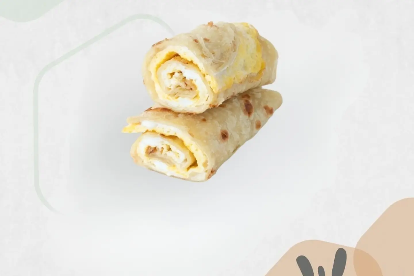 Egg Paratha With Cheese