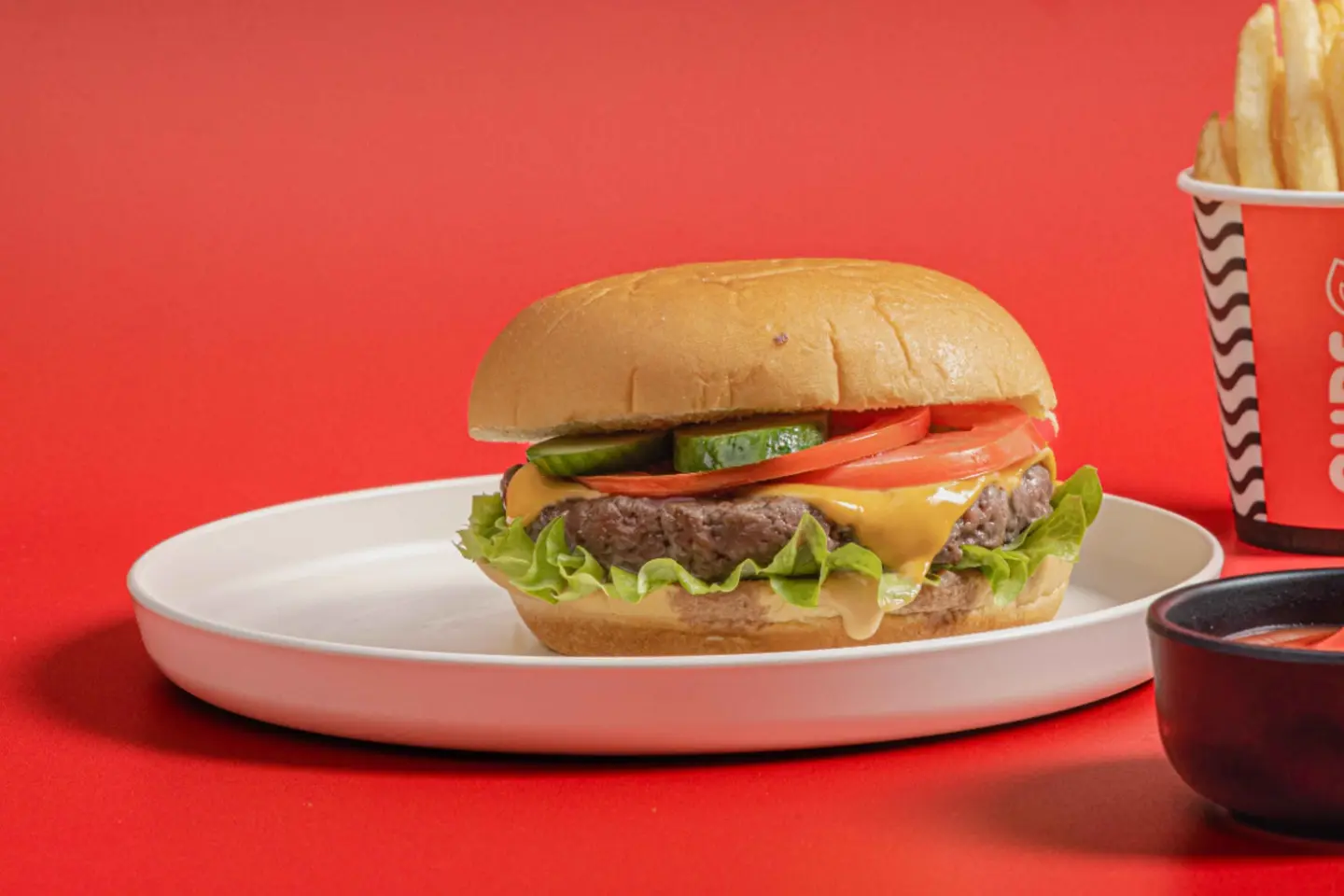 Beef Bacon And Cheese Burger