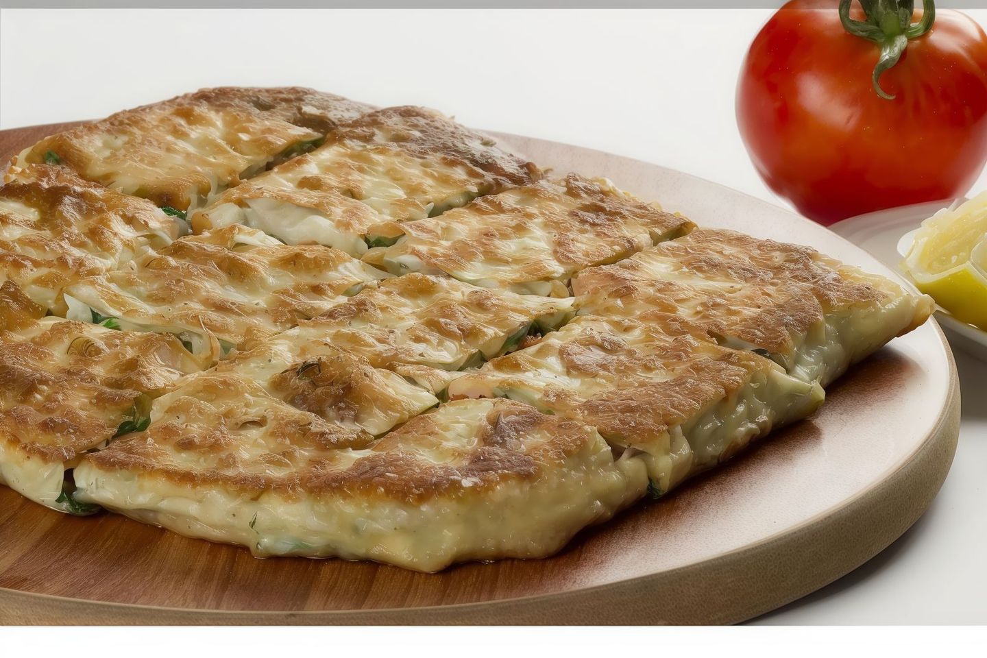 Mutabbaq Vegetables With Double Cheddar Cheese