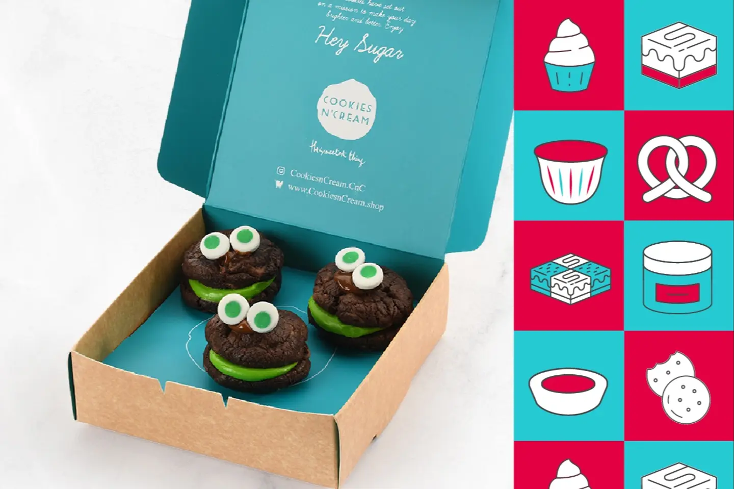 Cookie Monster Cheesecake