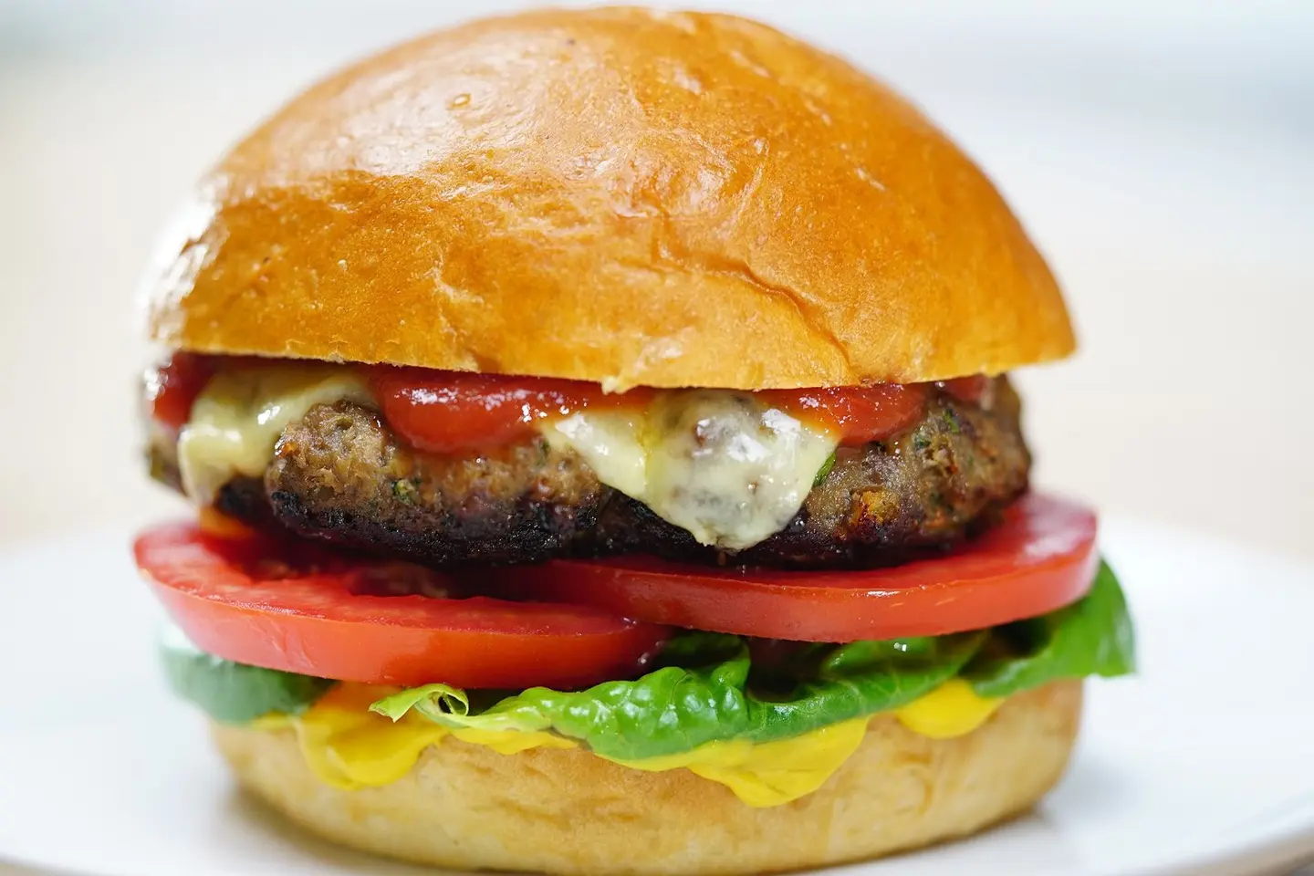 Meat Kebab Burger