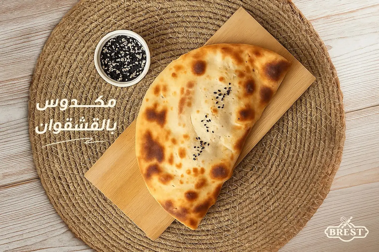 مكدوس بالقشقوان