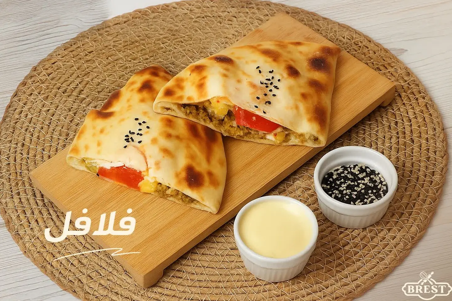 فطيرة فلافل كلاسيك