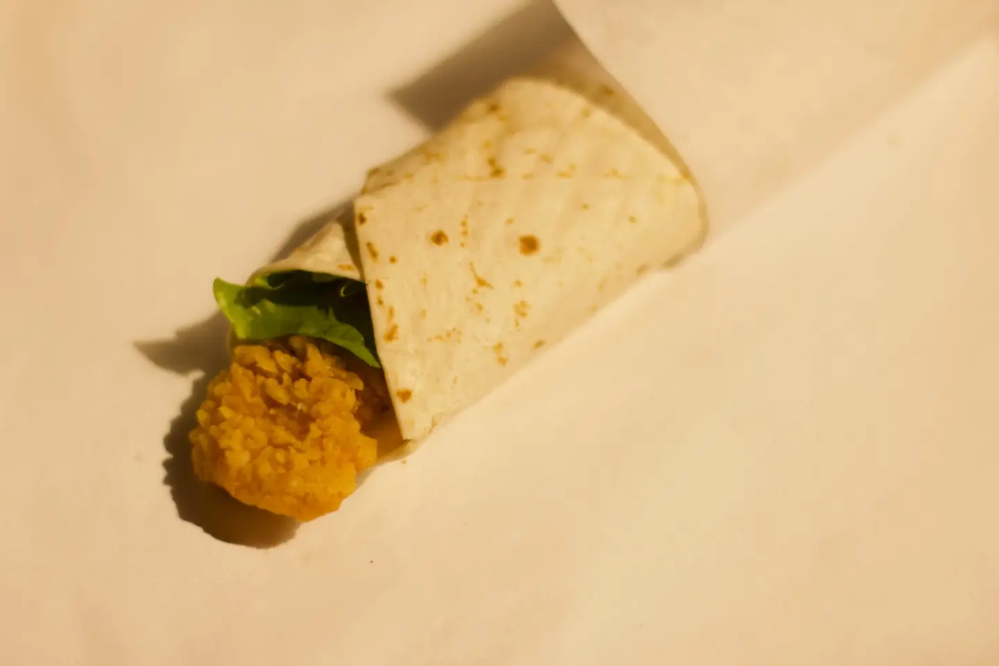 Large Crispy Chicken Strips Wrap  - Large