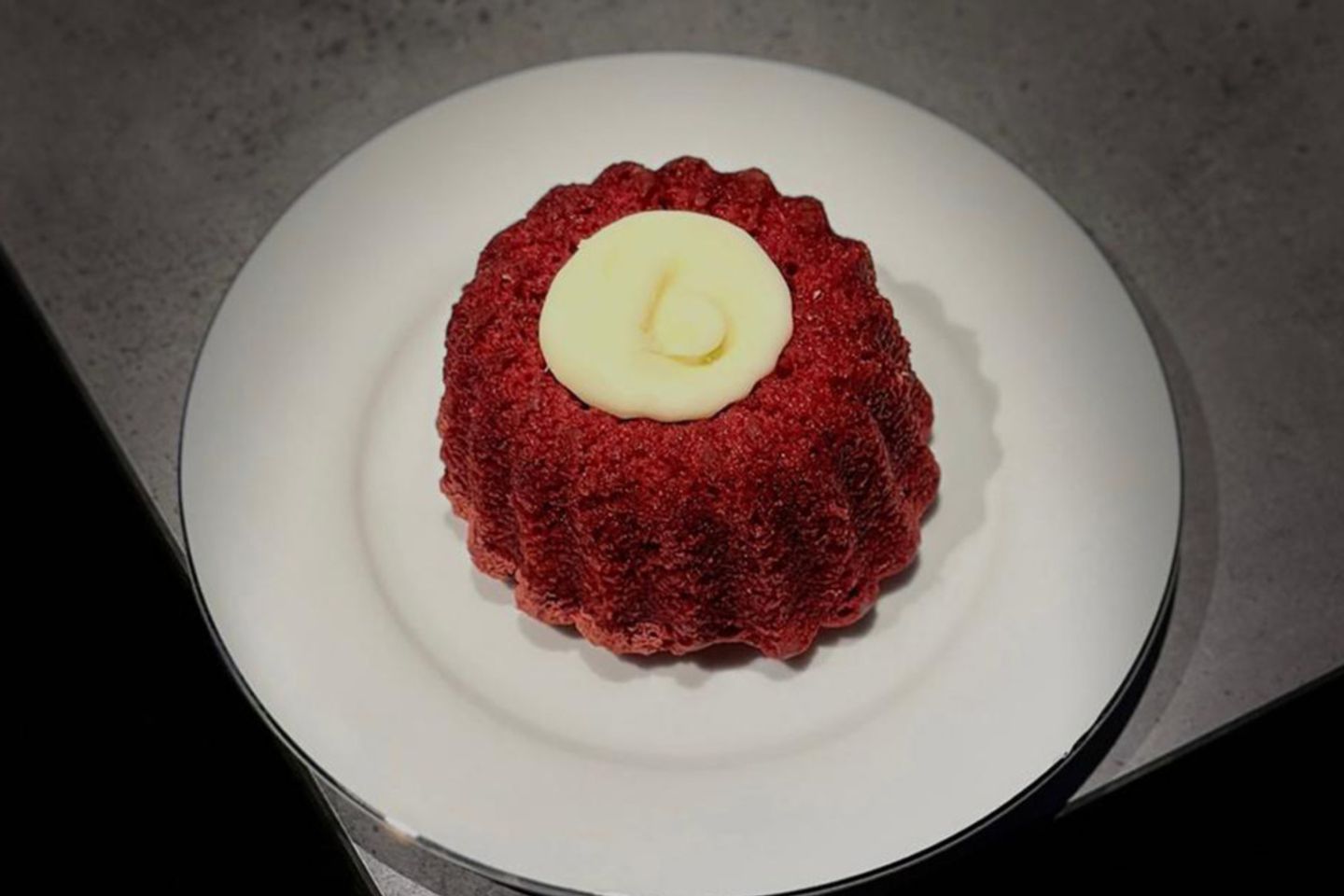 Molten Red Velvet Cake