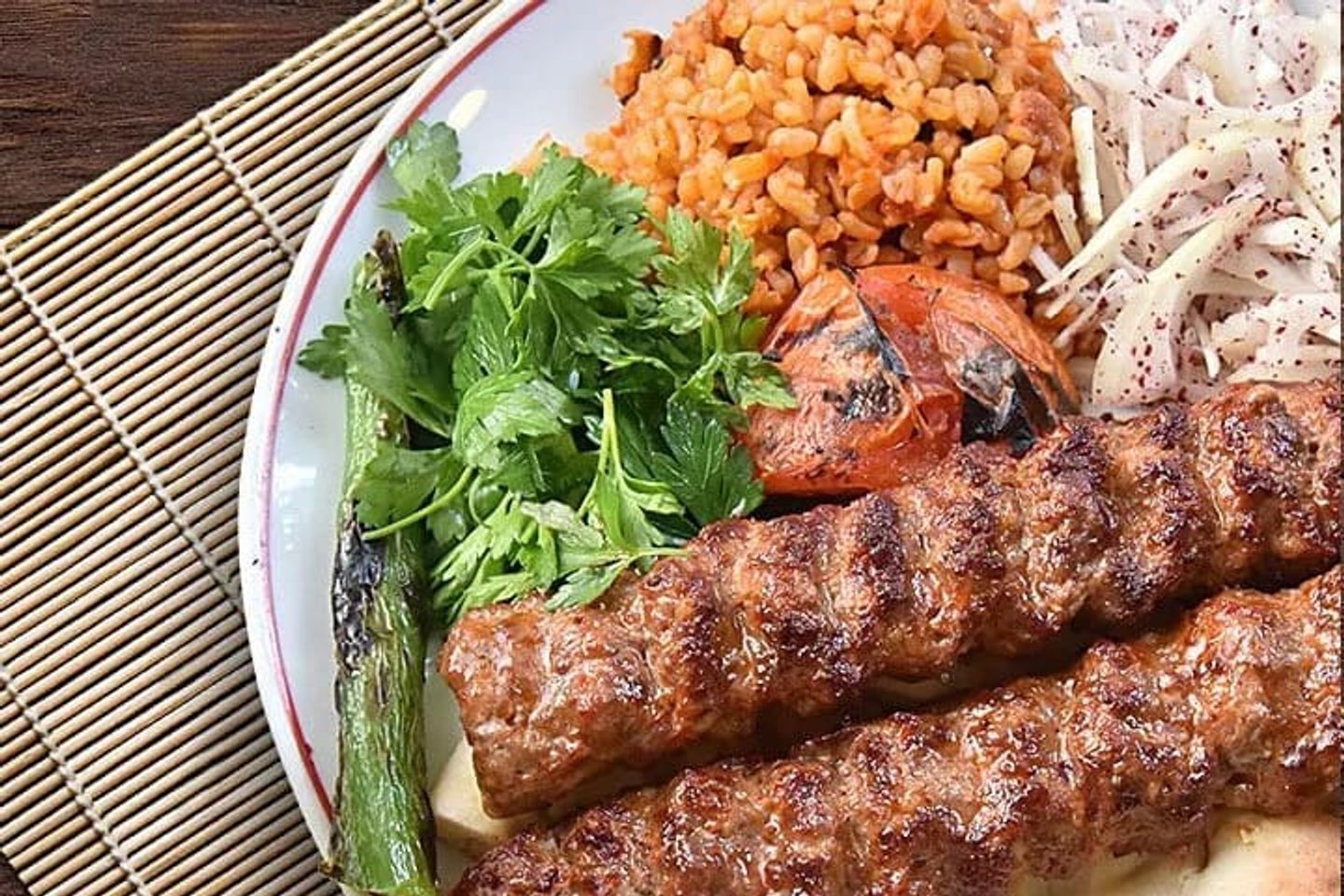Meat Kebab For 2 Skewers