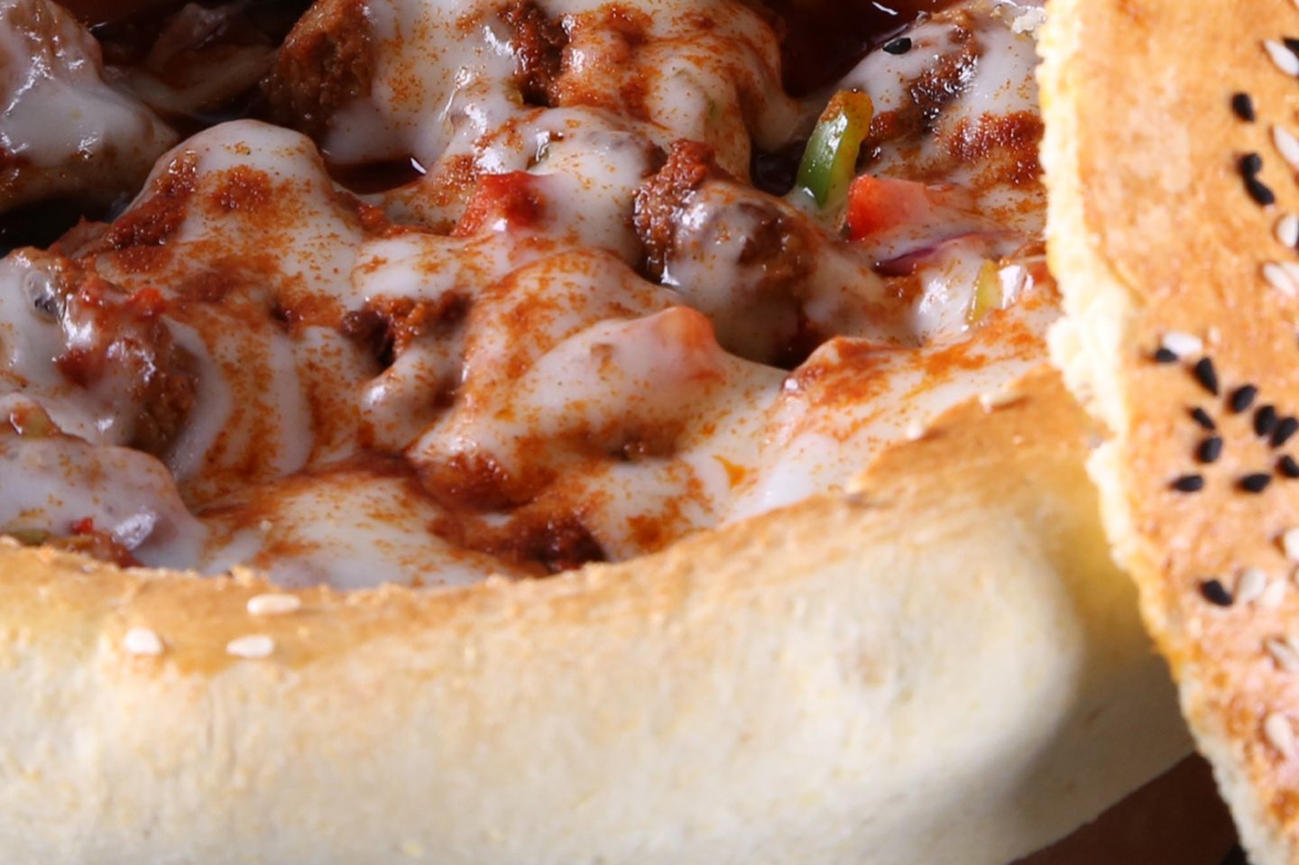 Chicken Kofta Casserole With Cheese