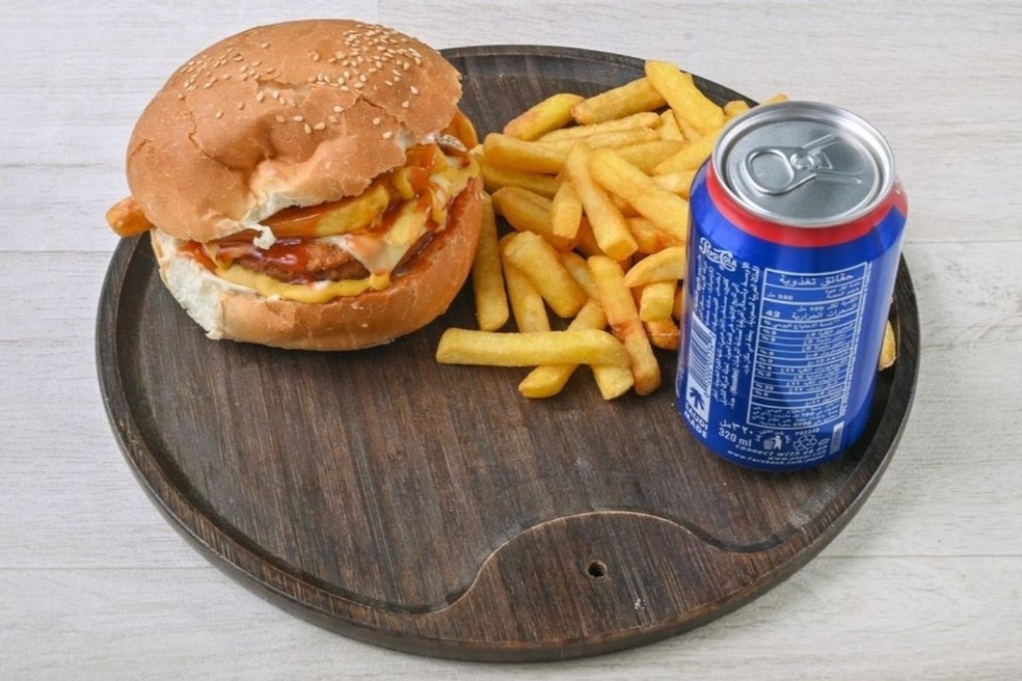 وجبة برجر دجاج جامبو