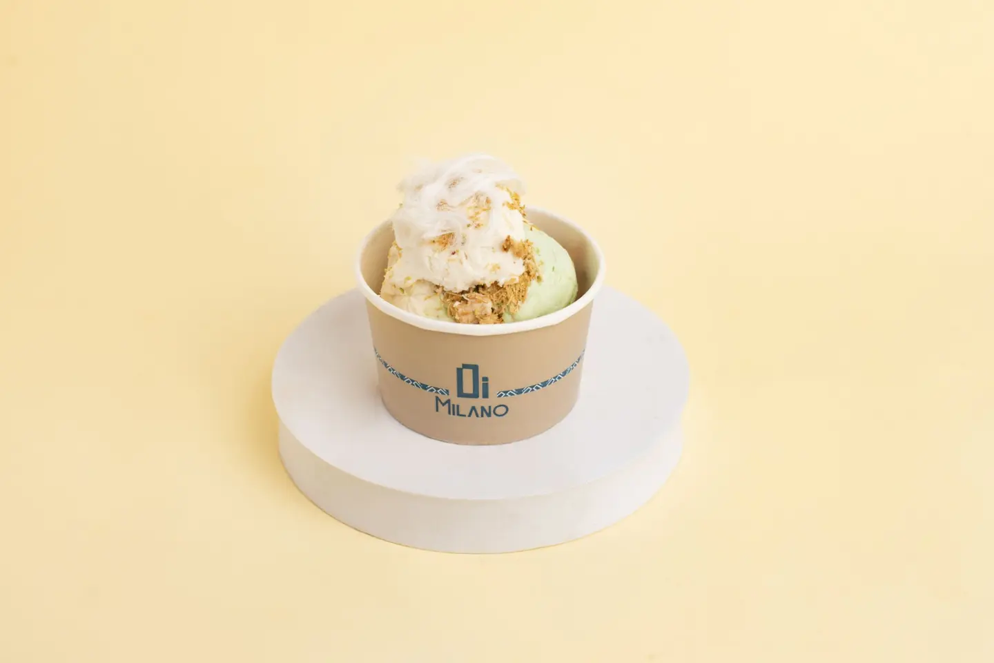 Pistachio Kunafa Cream