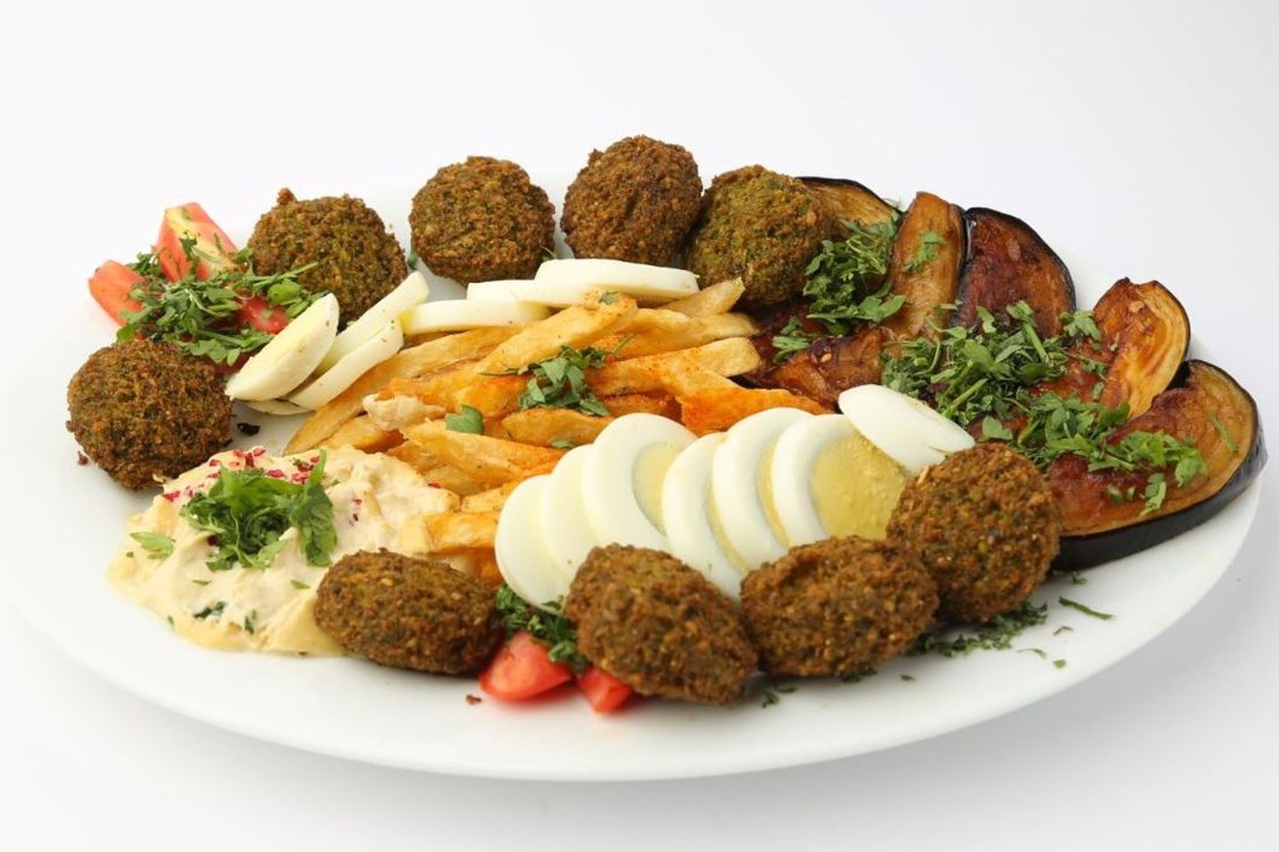 طبق فلافل مشكل