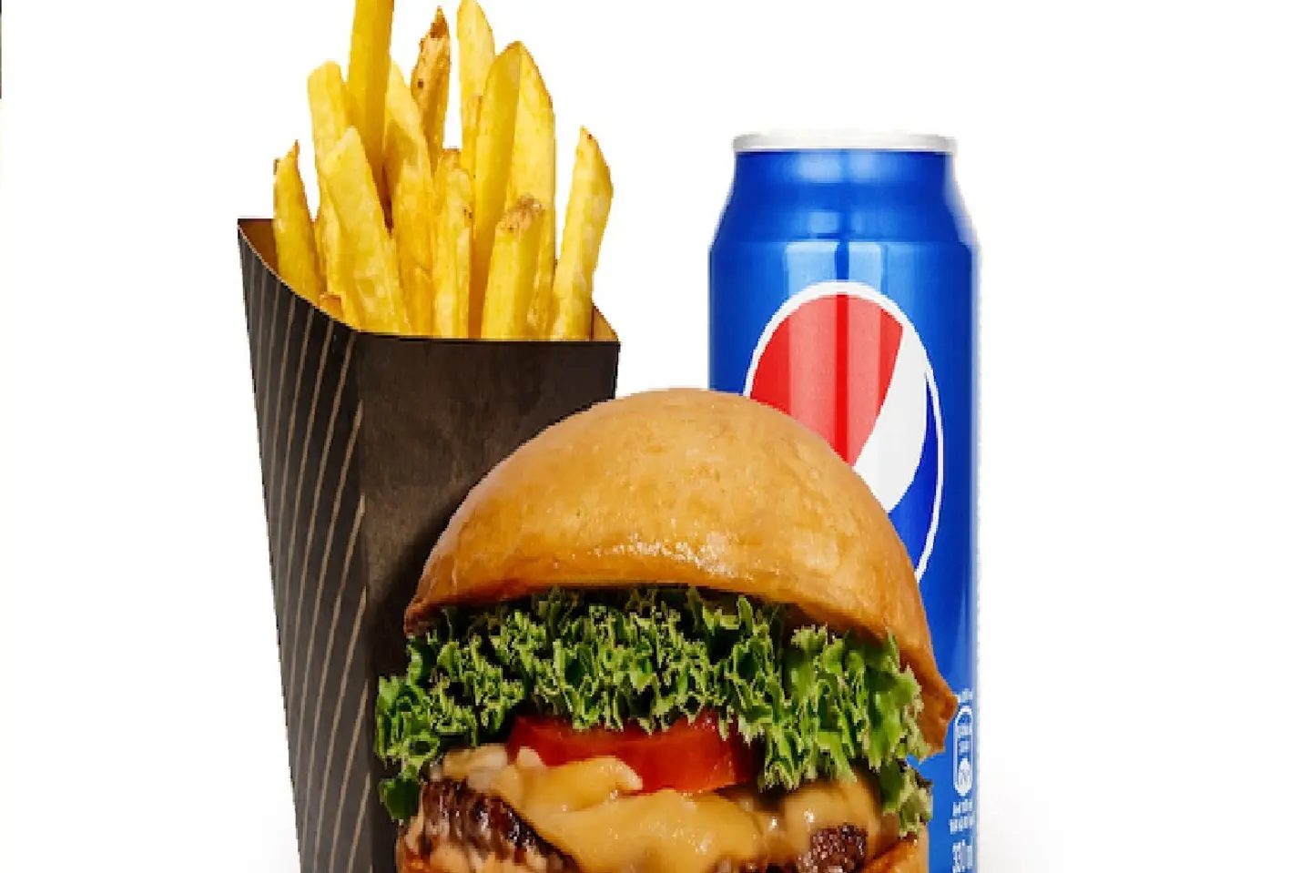 وجبة برجر لحم