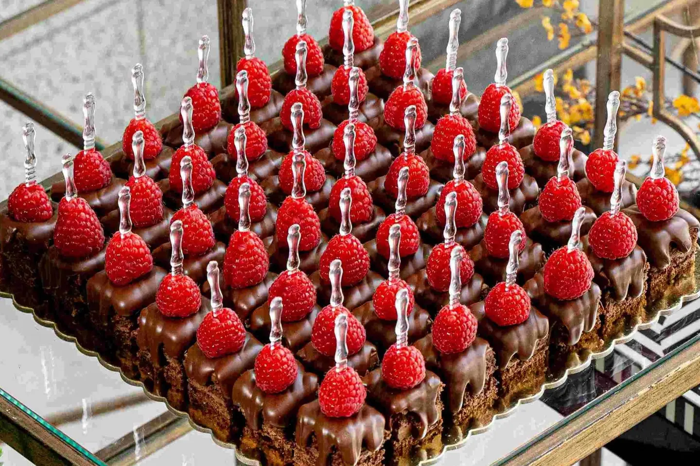 Chocolate Mousse Cake Bites   Tray