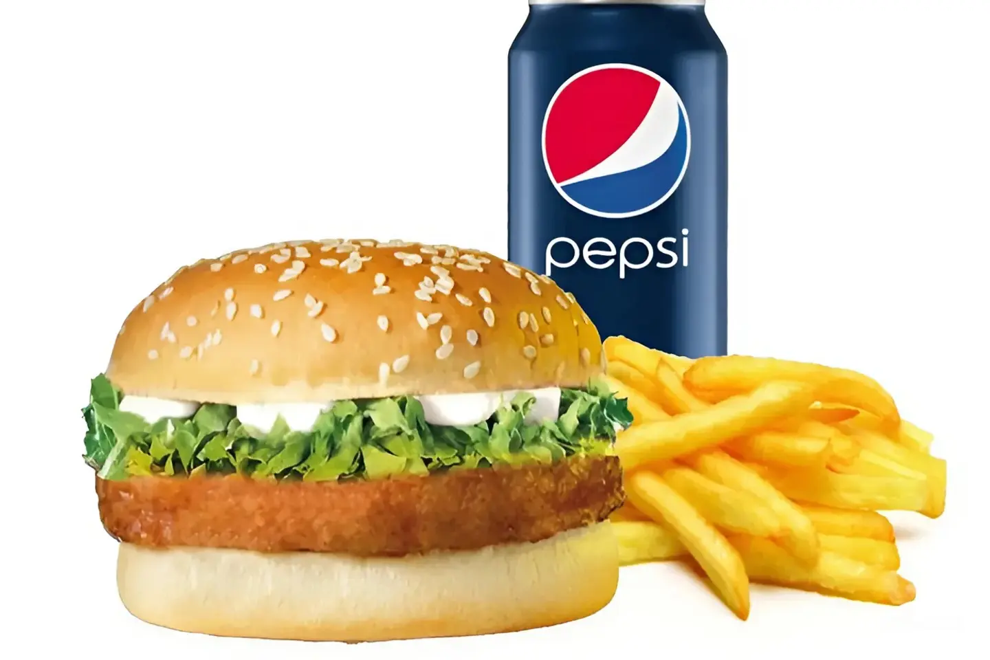 وجبة برجر دجاج