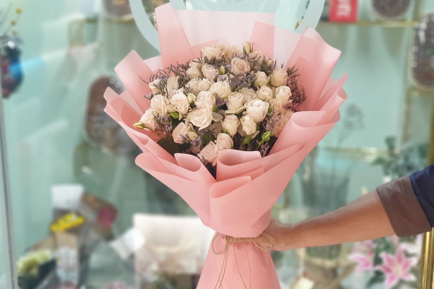 باقة بيبي روز - بورسيلينا الملكي