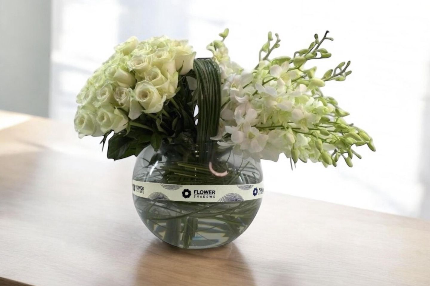 Orchid Roses Vase Sf 0198