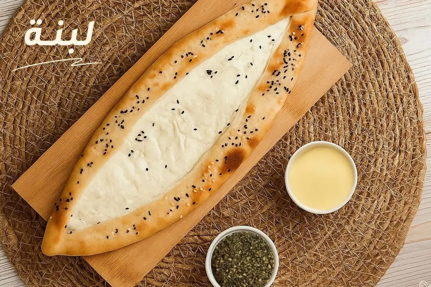 مناقيش باللبنه والزعتر