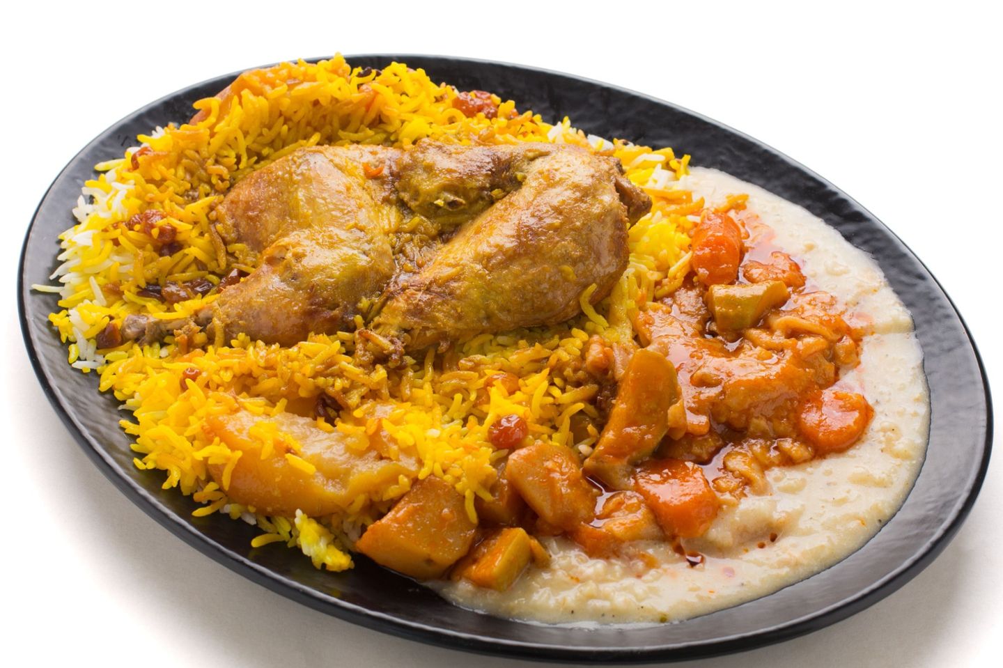 مثلوثة دجاج نصف حبة