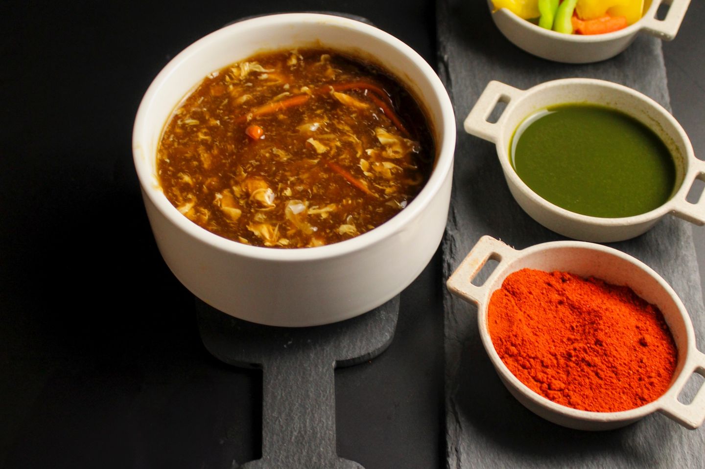 شوربة مانشو بالخضار