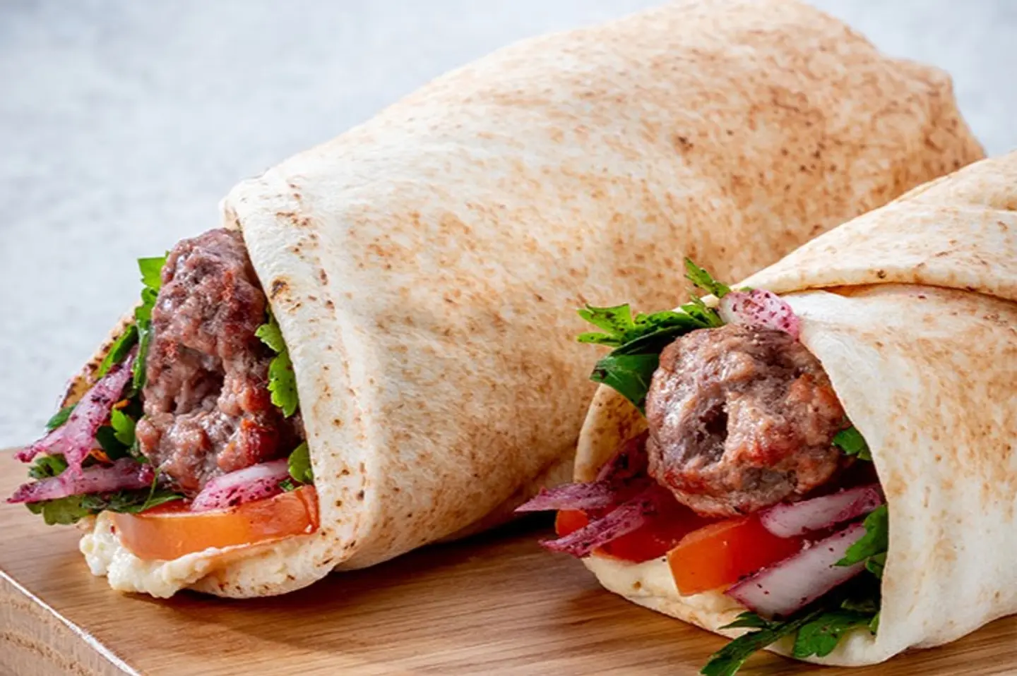 Kabab Meat Sandwich Combo