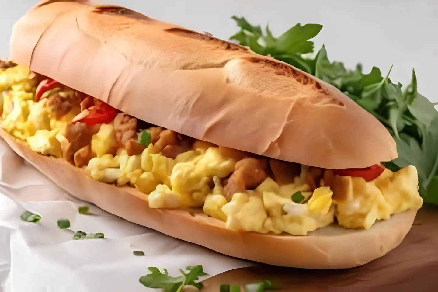 Shakshouka With Cheese Sandwich - Normal