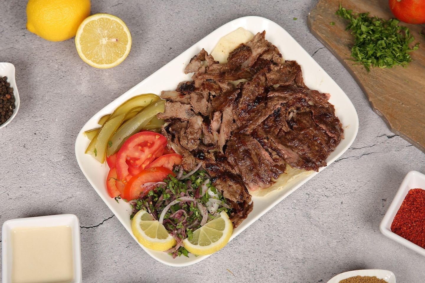 صحن شاورما دجاج