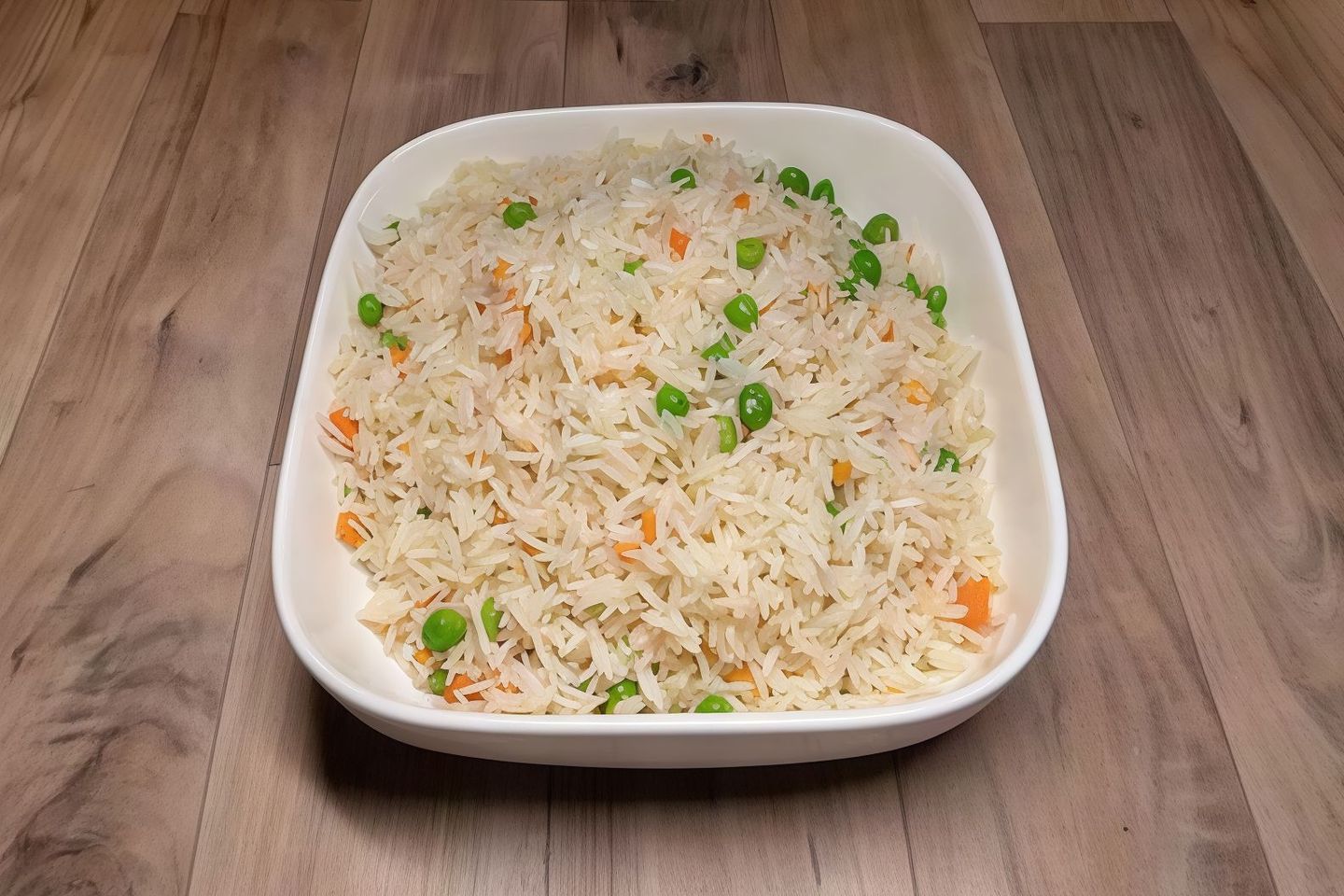 الأرز المقلي بالخضار