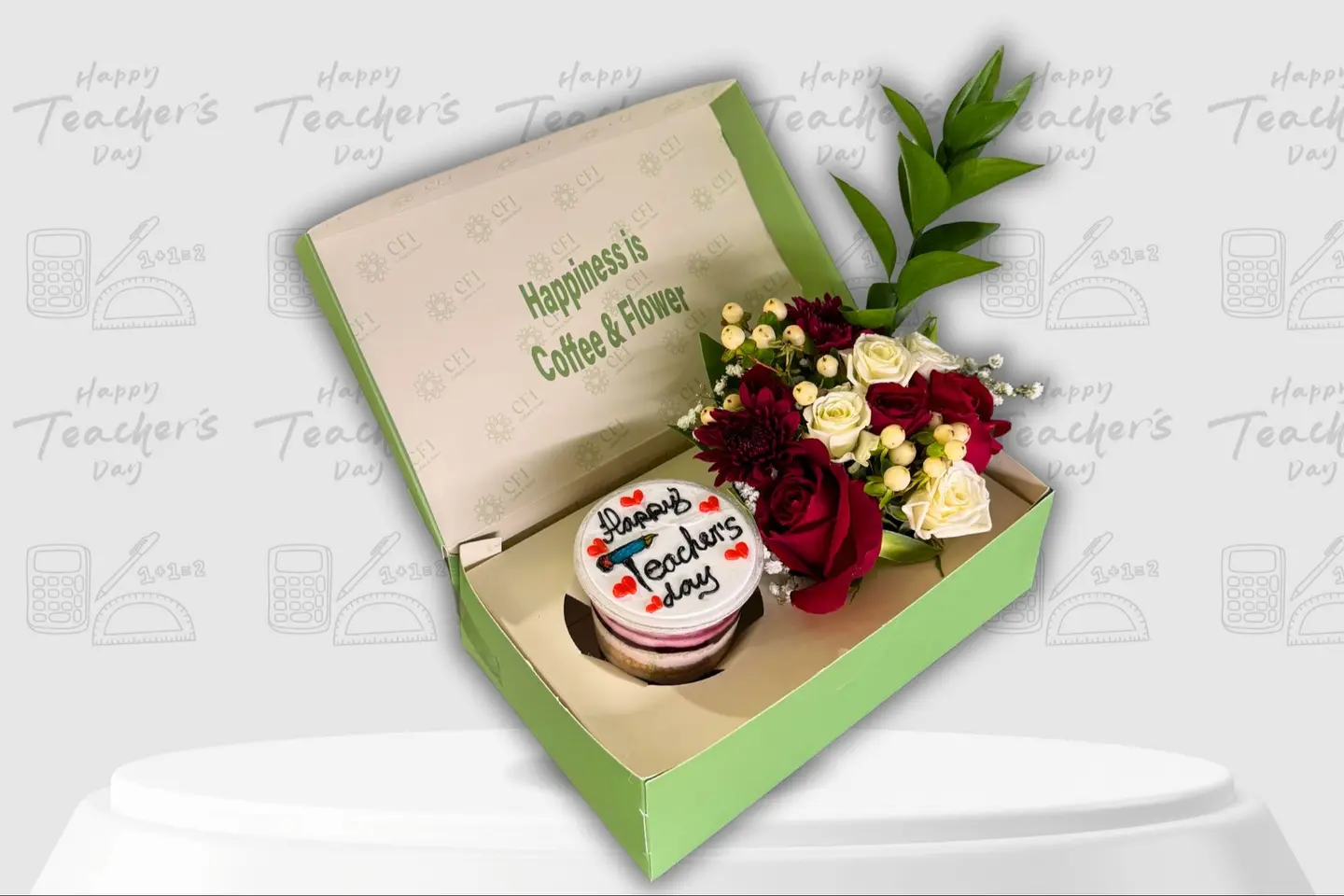Teacher's Day Cupcake Flower