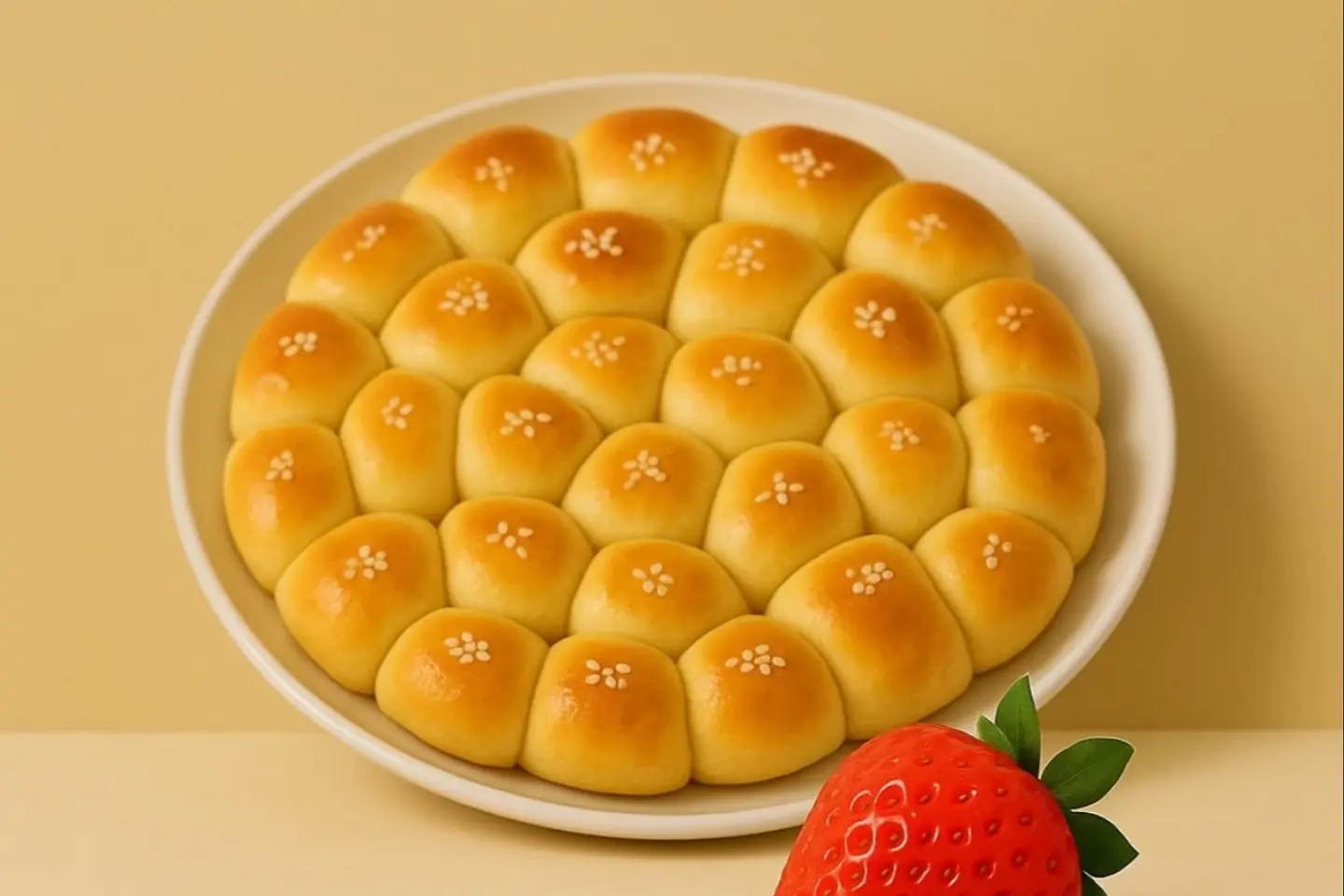 Honeycomb Bread With Nestlé Sauce