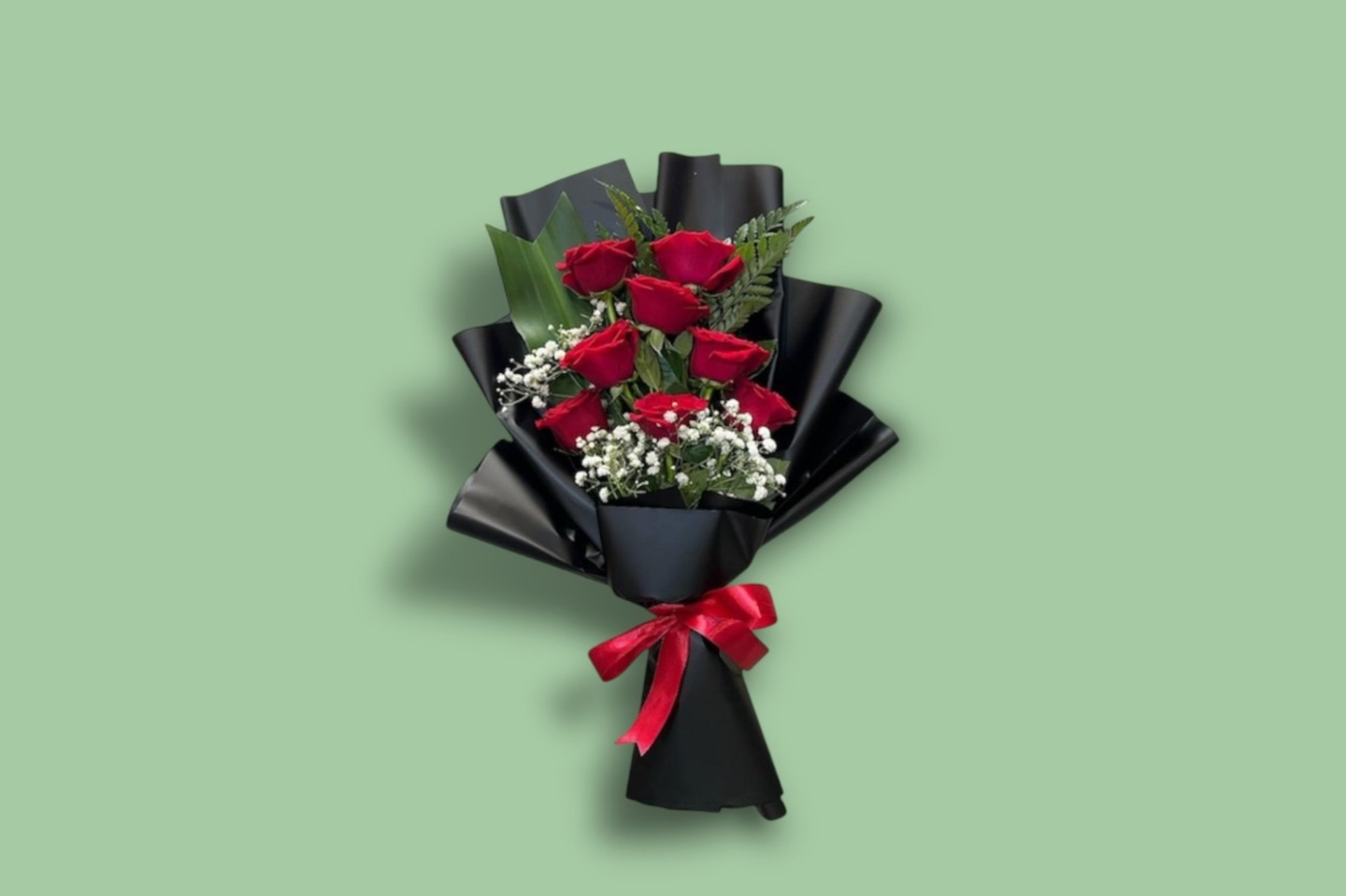 Black Wrap Luxury Roses 12