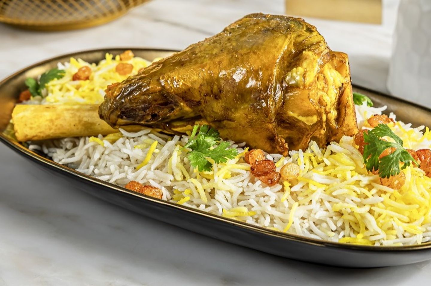 Lamb Shank With Saffron
