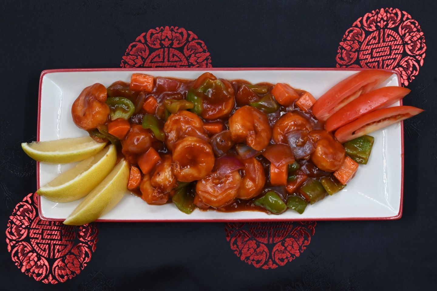 Shrimps In Tomato Sauce