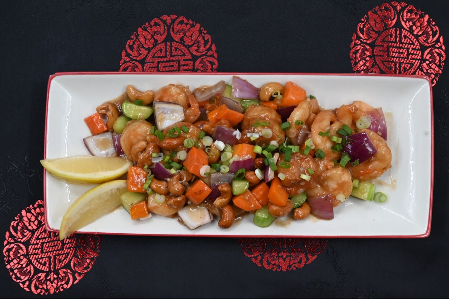 Shrimps With With Cashews Nuts