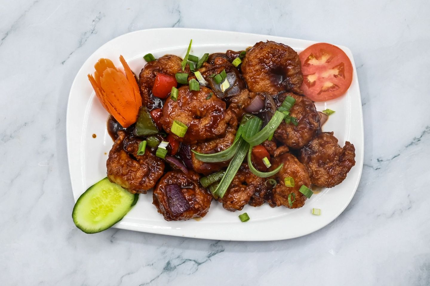Shrimps In Brown Sauce