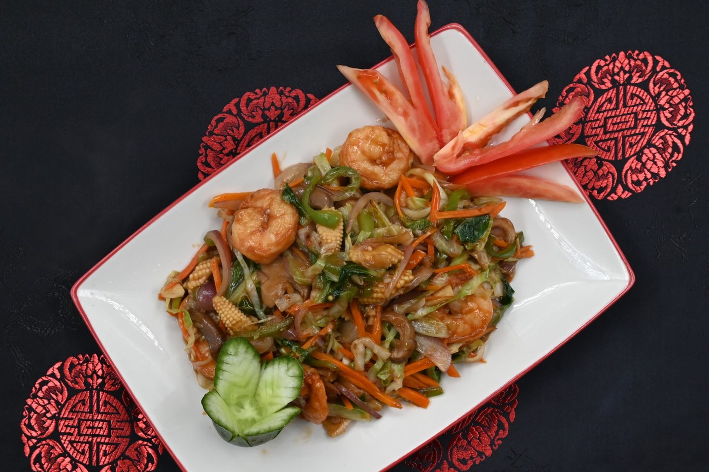Chop Suey With Shrimps