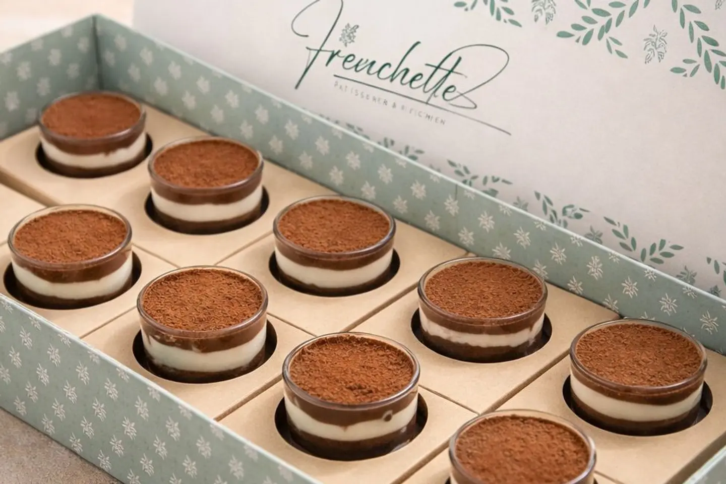 Tiramisu In Small Glasses