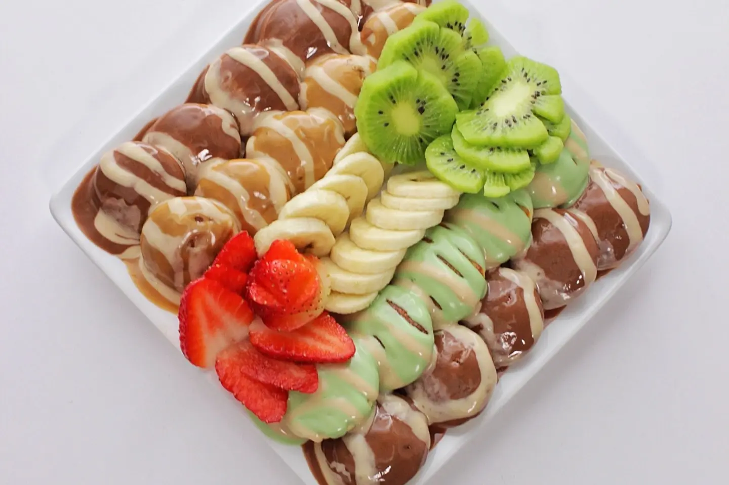 بان كيك مكس فواكة وايسكريم