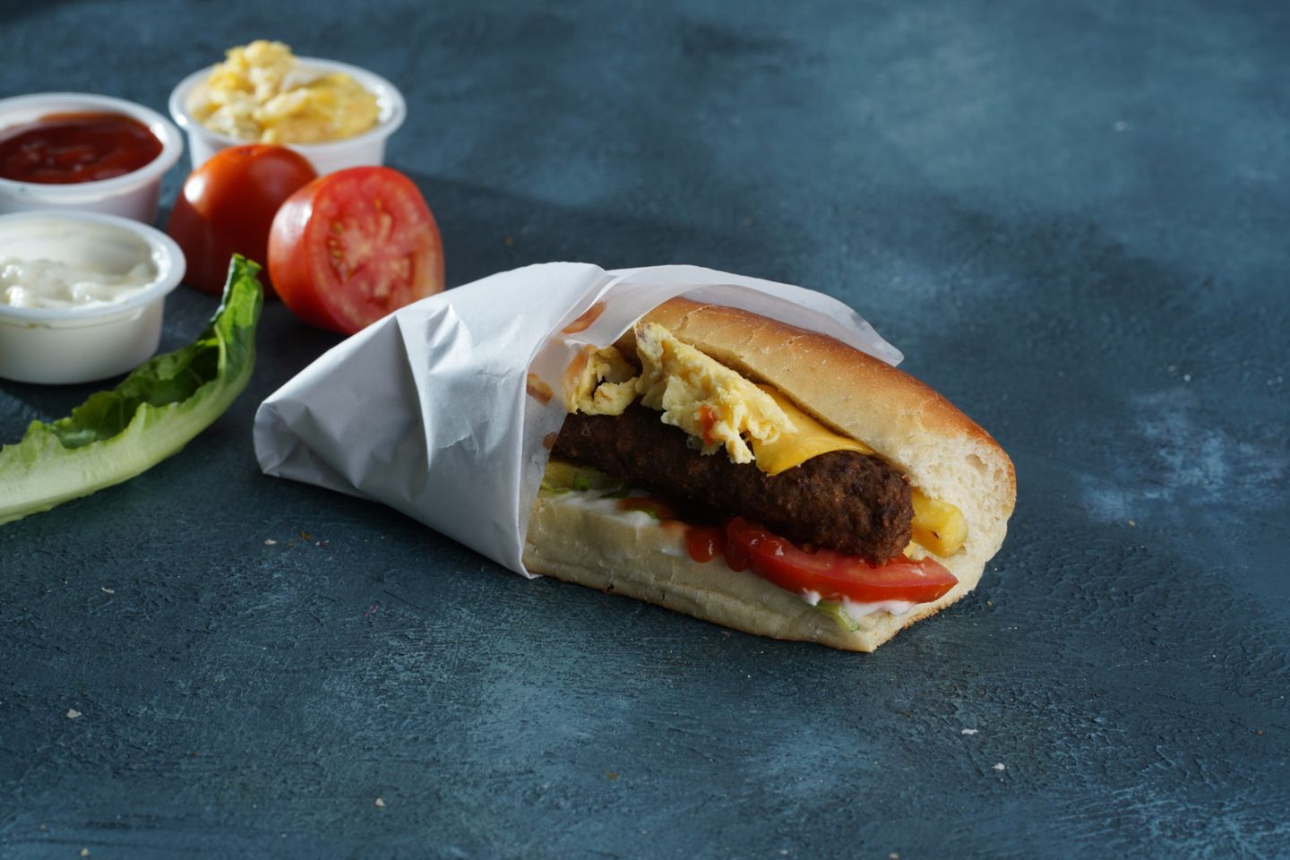 Meat Kebab Sandwich