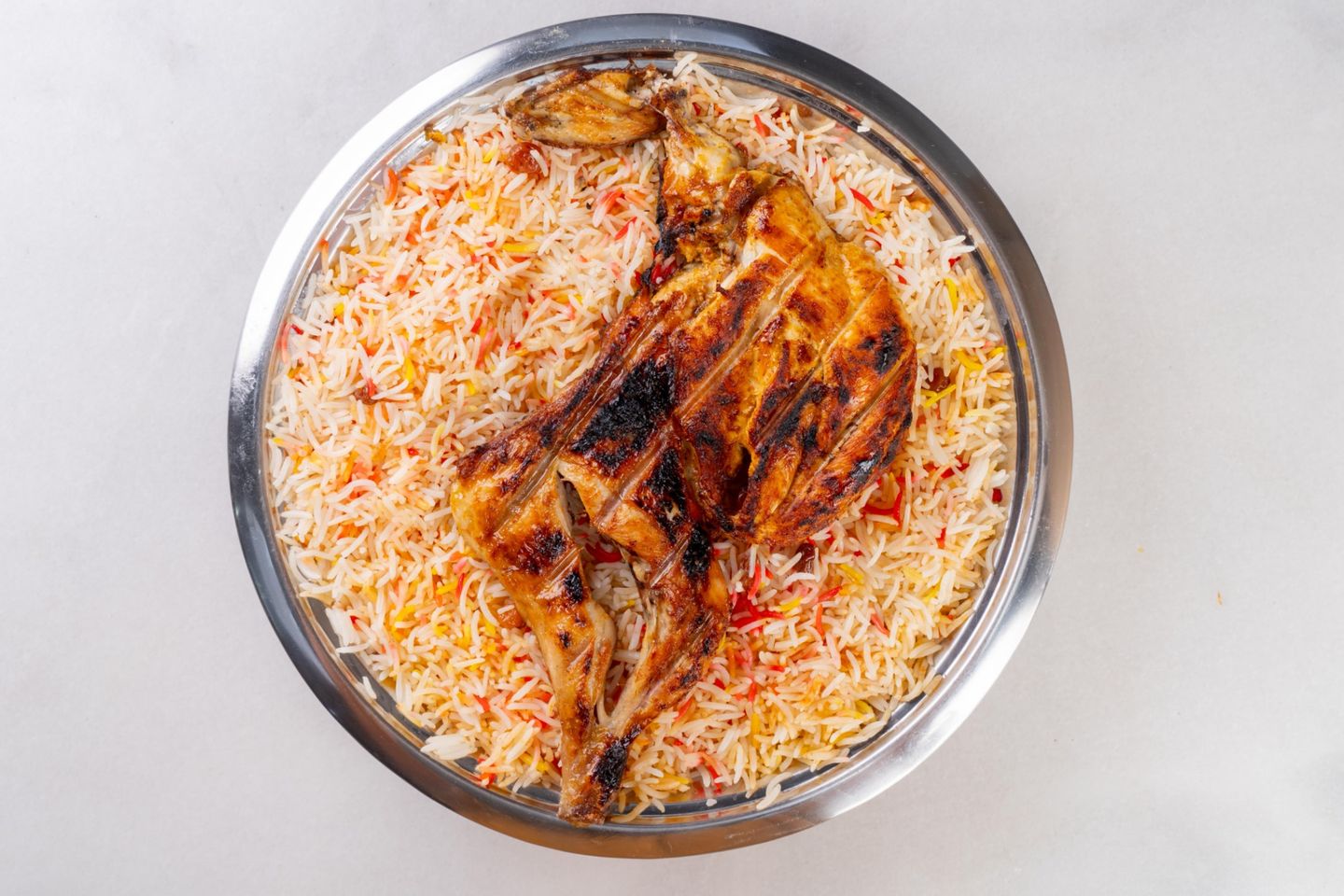 نص دجاج مظبي أرز الشيف
