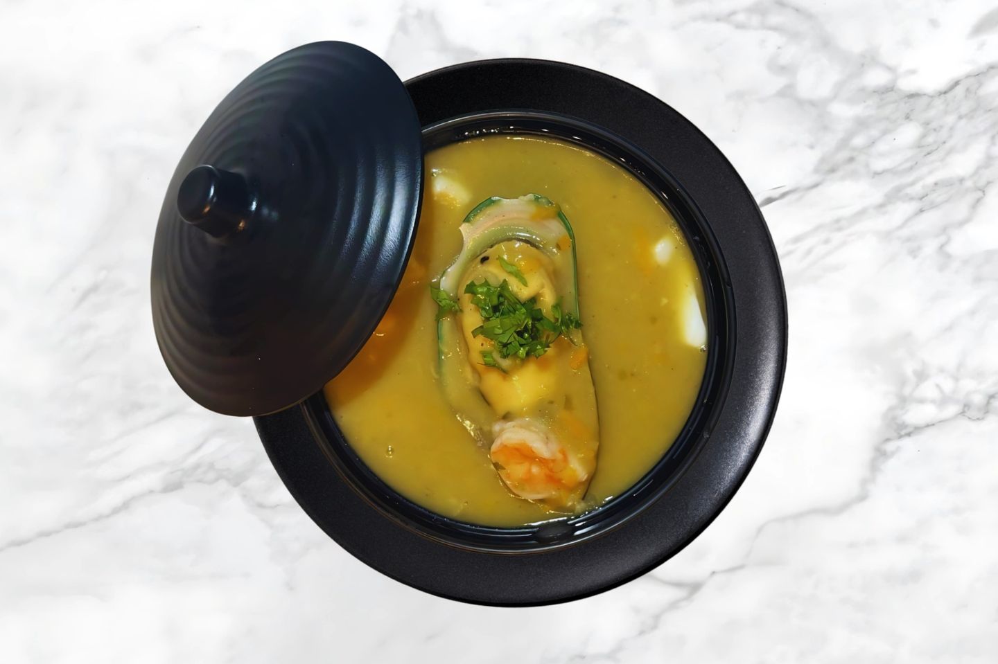 شوربة  ثمار البحر