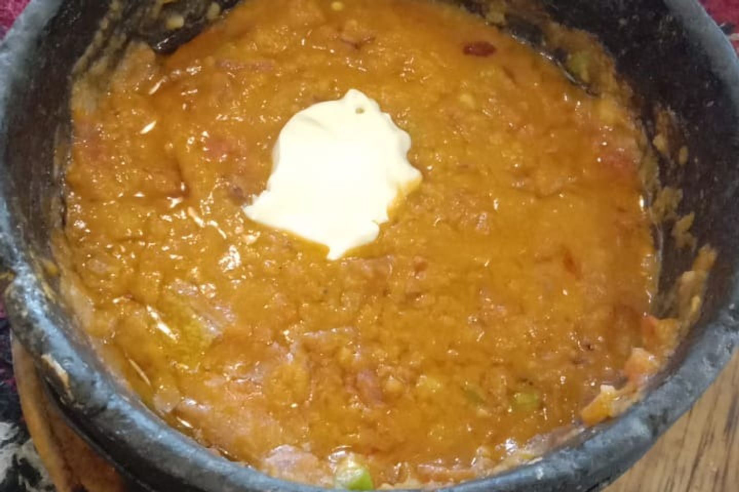 عدس بالجبن
