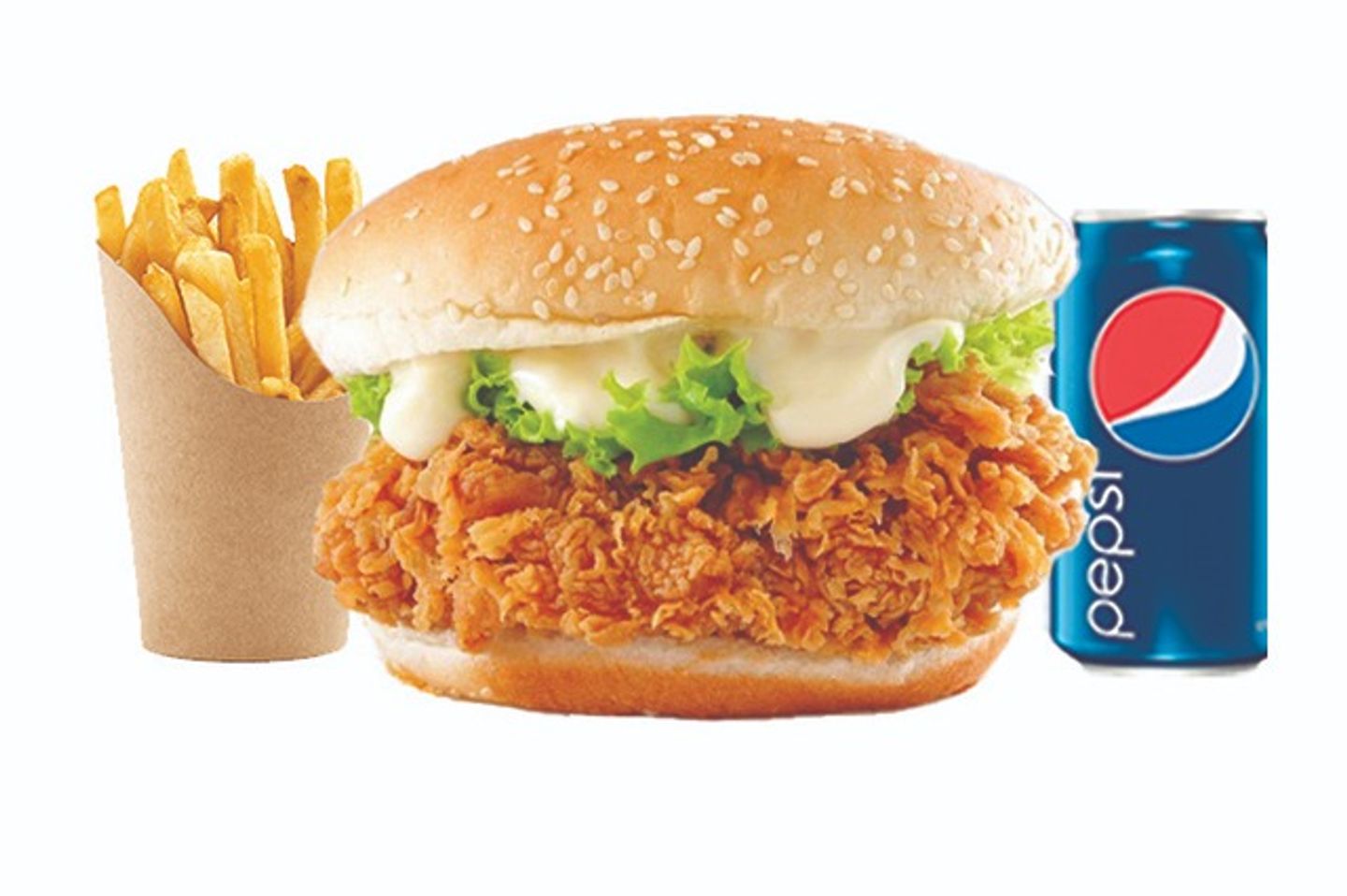 Crispy Burger (Meal)