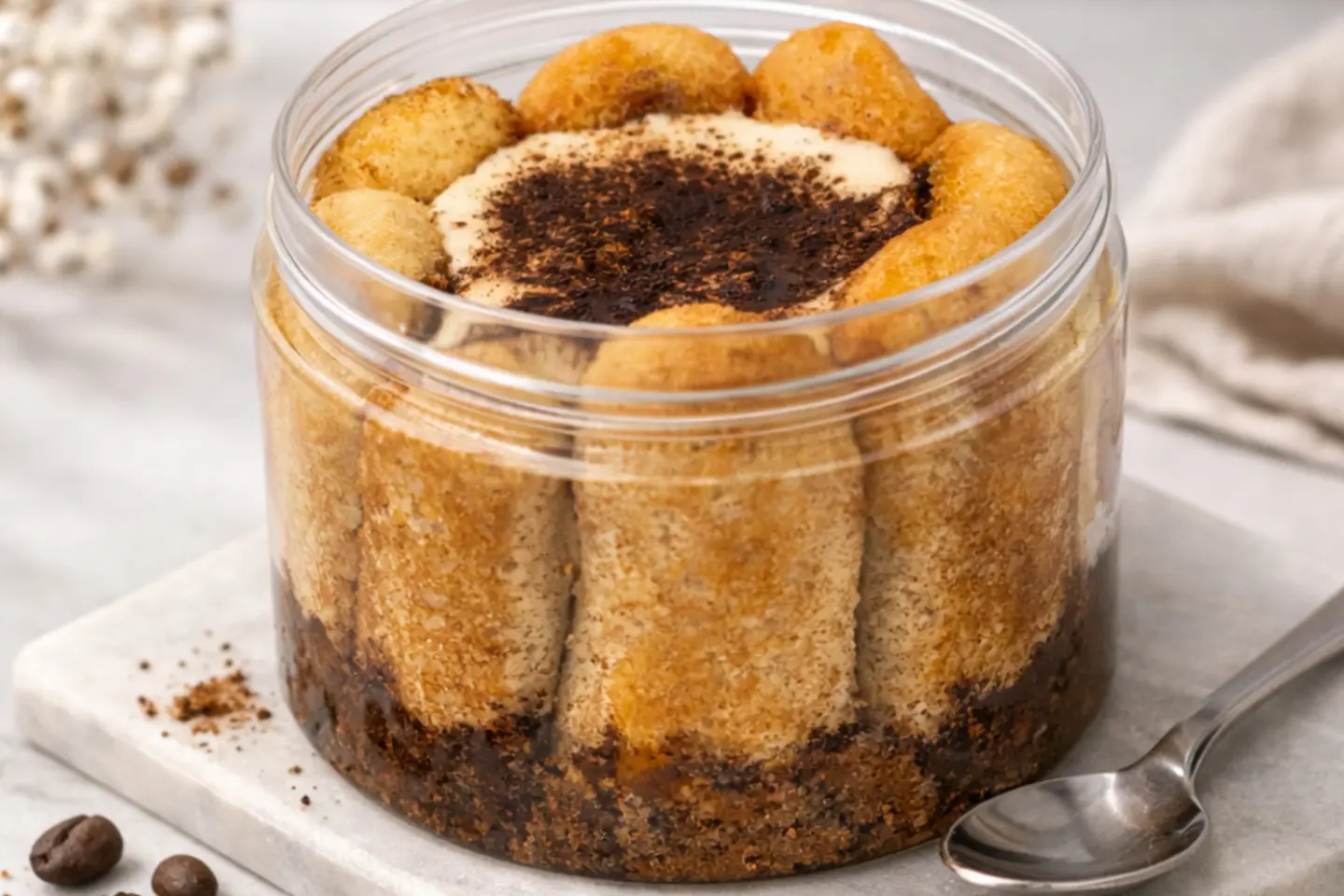Tiramisu Jar Cake